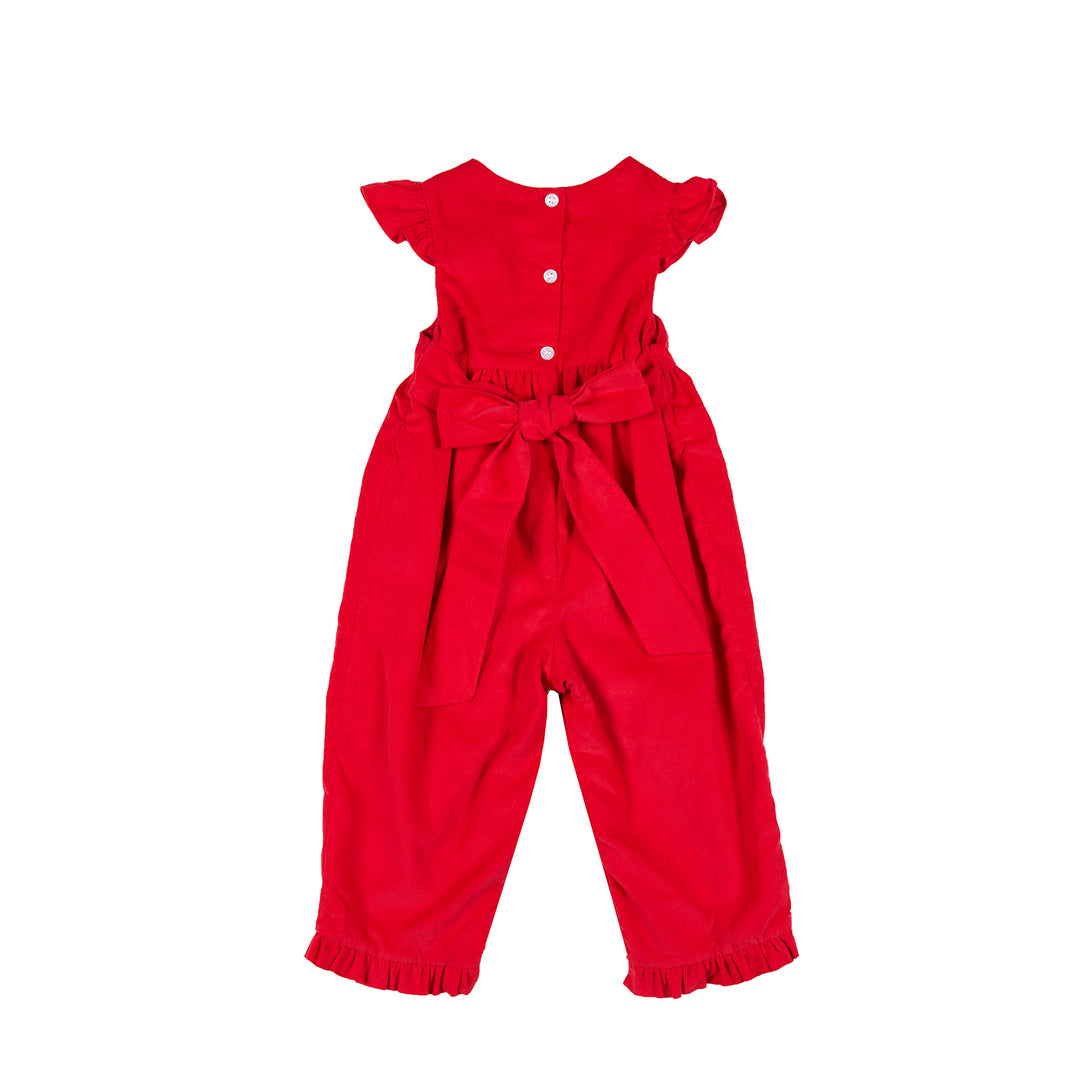 Boardwalk Romper-Royal Red