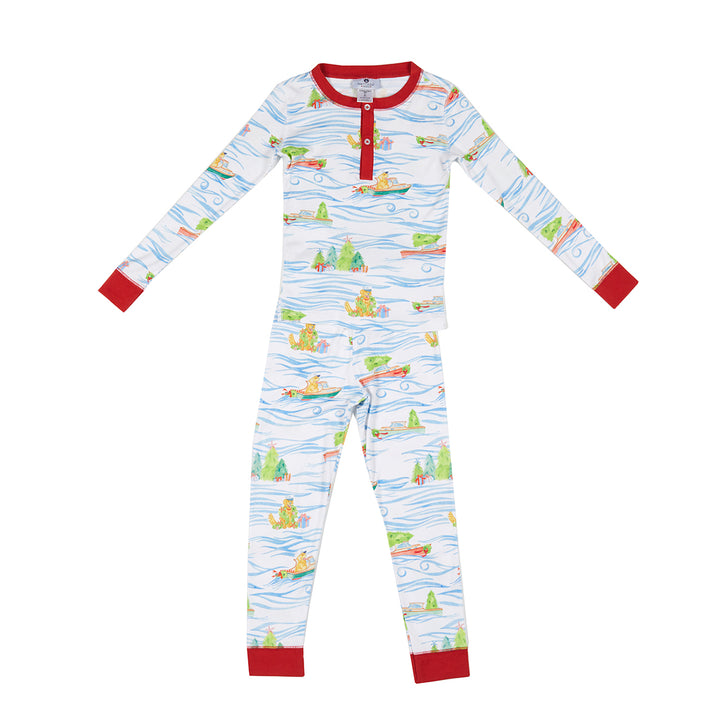 Santa Paws Pima Jammies 2-Piece Set