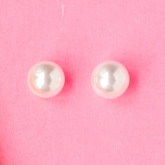 Pearl Post Earrings