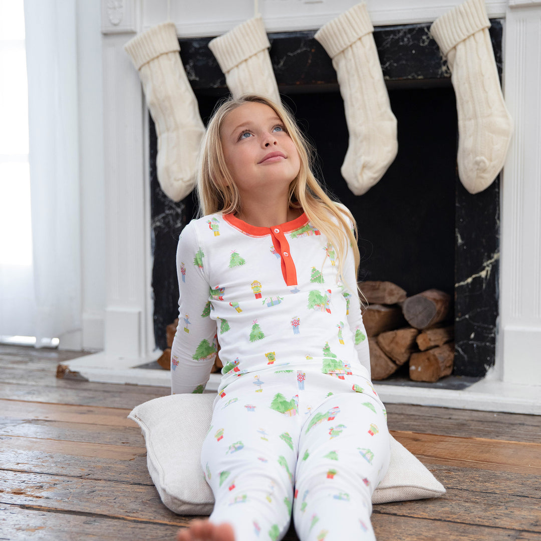 Nantucket Nutcracker Pima Jammies 2-Piece Set