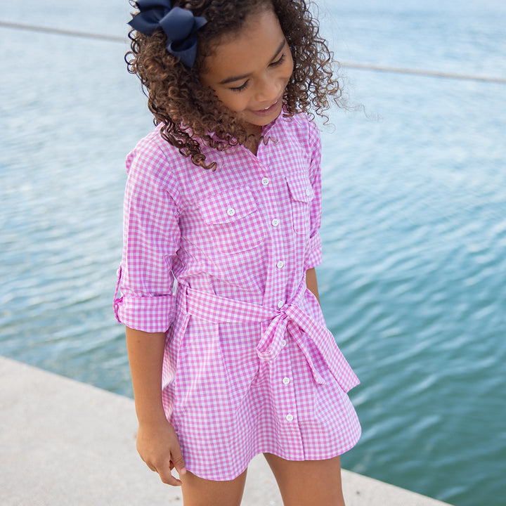 Perfect Shirt Dress-Properly Pink