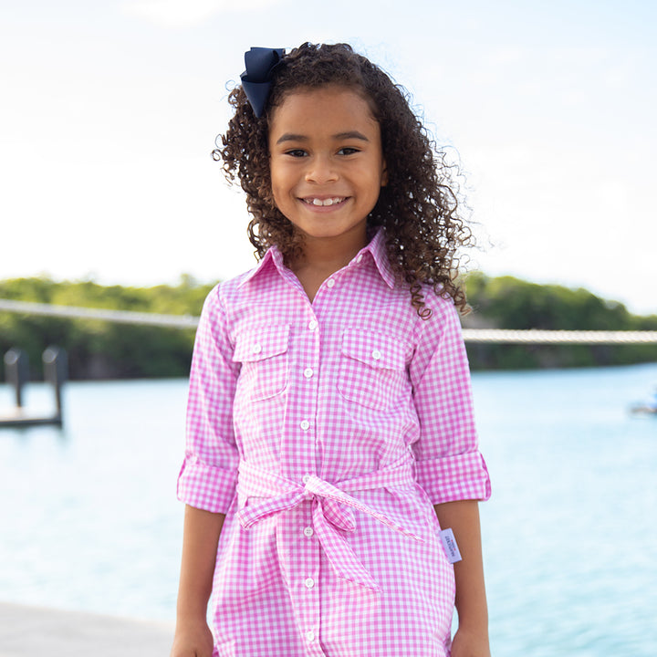 Perfect Shirt Dress-Properly Pink